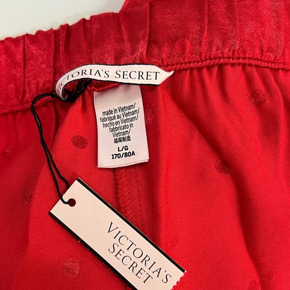 Victoria's Secret Red Pajama Pants with Elastic Waistband - Picture 9 of 9